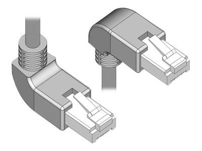 Delock - Patch-Kabel - RJ-45 (M) nach oben gewinkelt zu RJ-45 (M)
