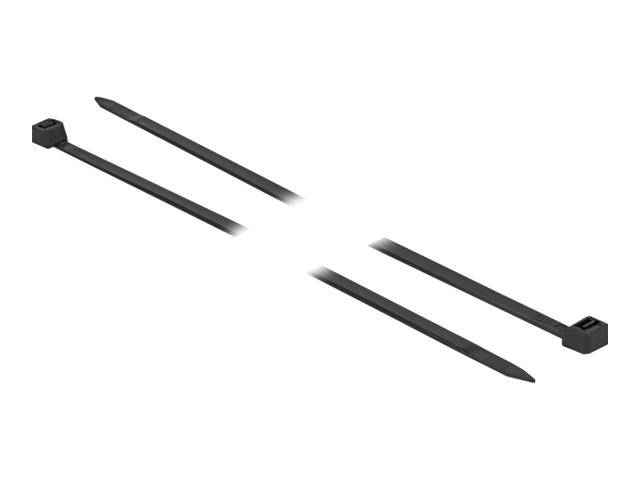 DeLOCK - Kabelbinder - 76 cm - Schwarz (Packung