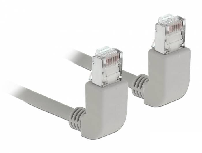 Delock - Patch-Kabel - RJ-45 (M) nach oben gewinkelt zu RJ-45 (M)