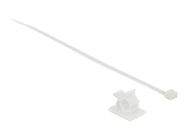 DeLOCK - Kabelbinder-Kit - Tisch montierbar, geeignet für Wandmontage