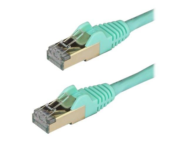 StarTech.com 2m CAT6A Ethernet Cable, 10 Gigabit Shielded Snagless RJ45 100W PoE Patch Cord, CAT 6A 10GbE STP Network Ca
