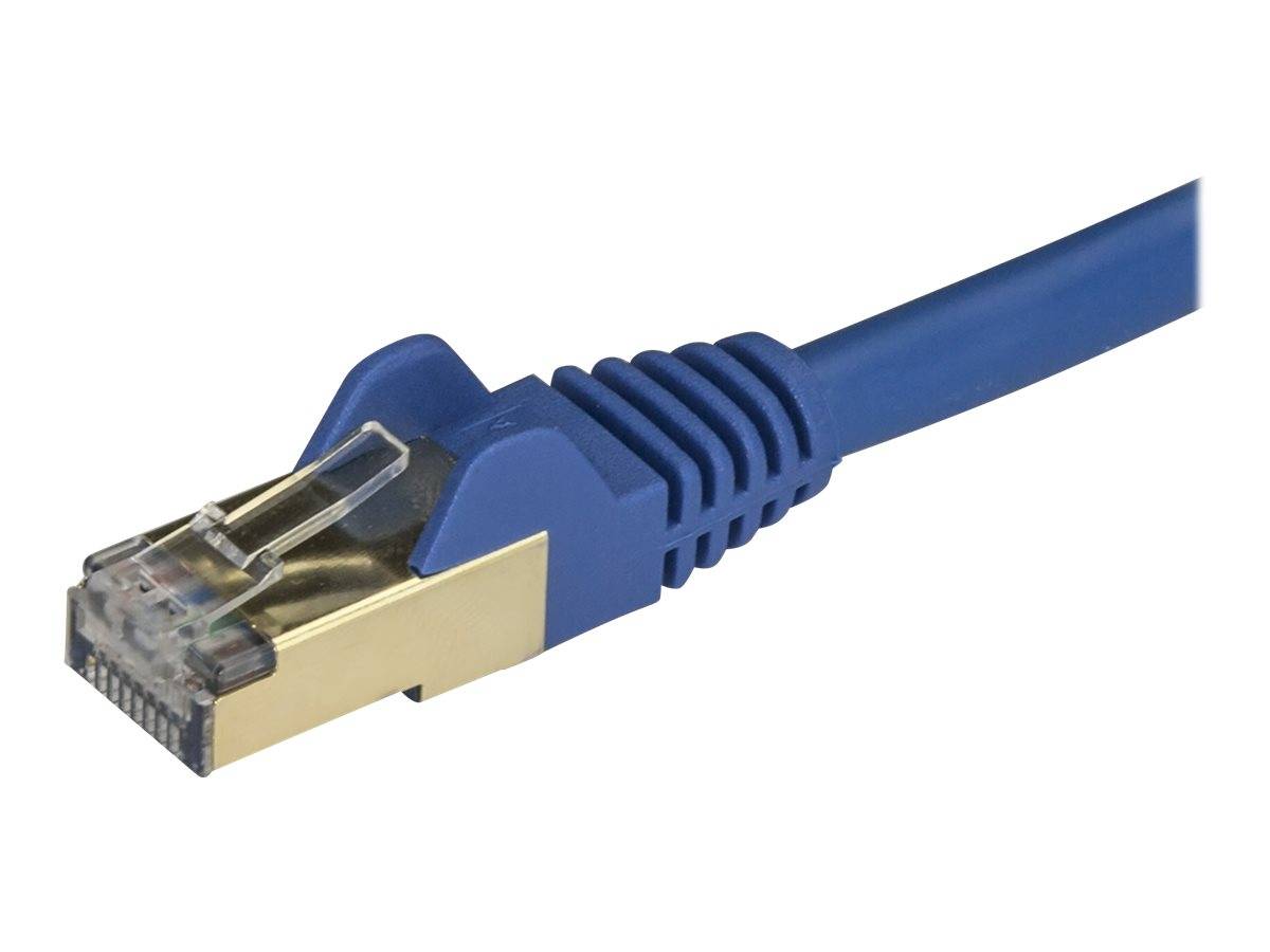 StarTech.com 3m CAT6A Ethernet Cable, 10 Gigabit Shielded Snagless RJ45 100W PoE Patch Cord, CAT 6A 10GbE STP Network Ca
