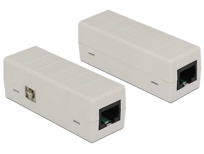 DeLOCK Network Isolator 6 kV RJ45 - Überspannungsisolator
