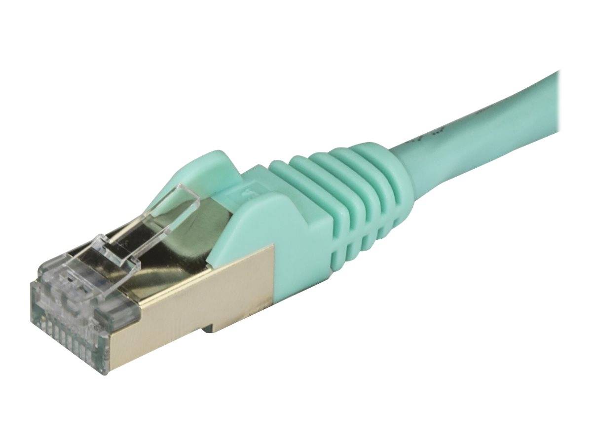 StarTech.com 3m CAT6A Ethernet Cable, 10 Gigabit Shielded Snagless RJ45 100W PoE Patch Cord, CAT 6A 10GbE STP Network Ca