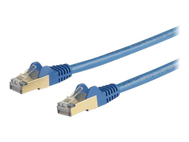 StarTech.com 2m CAT6A Ethernet Cable, 10 Gigabit Shielded Snagless RJ45 100W PoE Patch Cord, CAT 6A 10GbE STP Network Ca