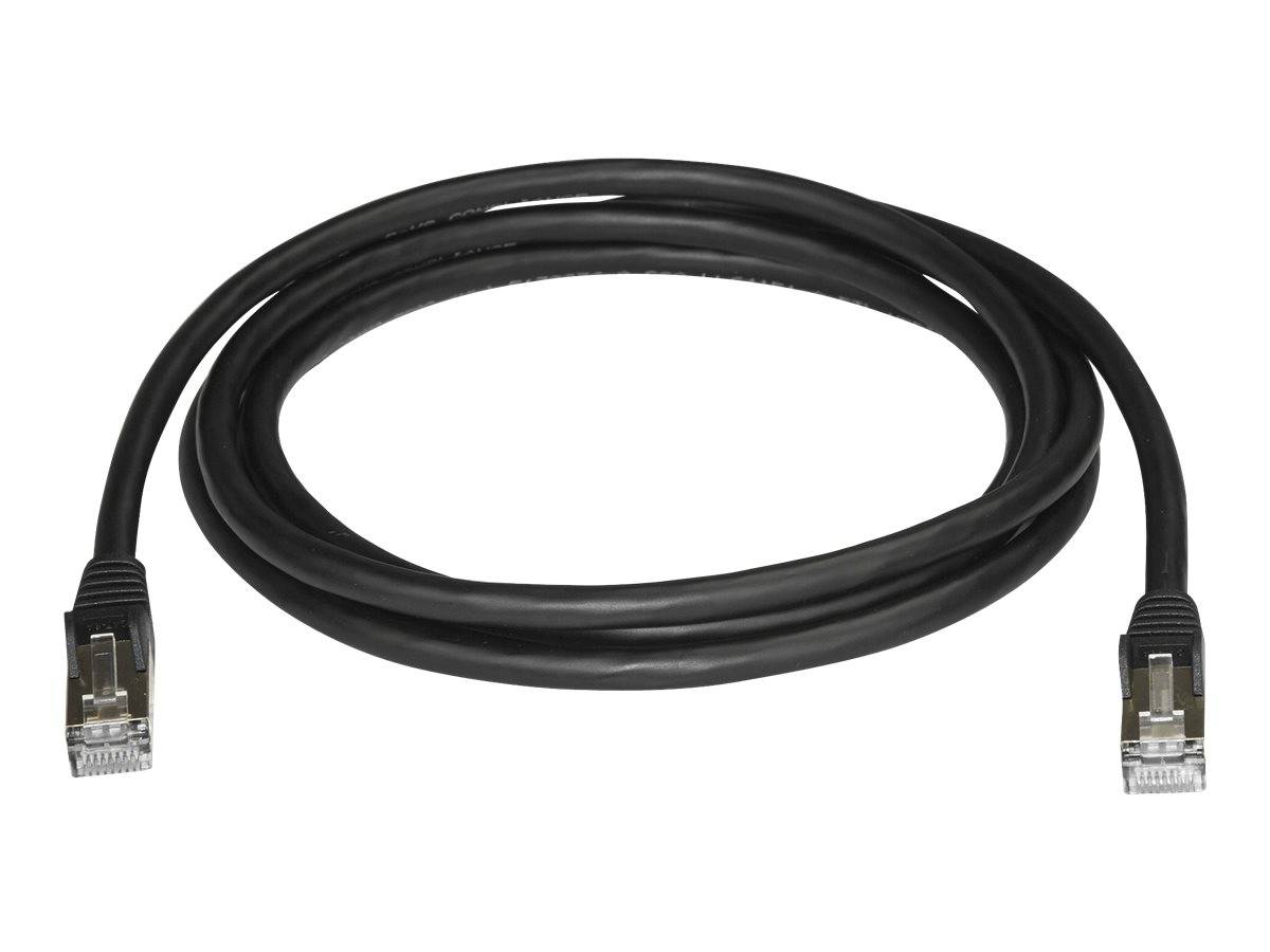 StarTech.com 2m CAT6A Ethernet Cable, 10 Gigabit Shielded Snagless RJ45 100W PoE Patch Cord, CAT 6A 10GbE STP Network Ca