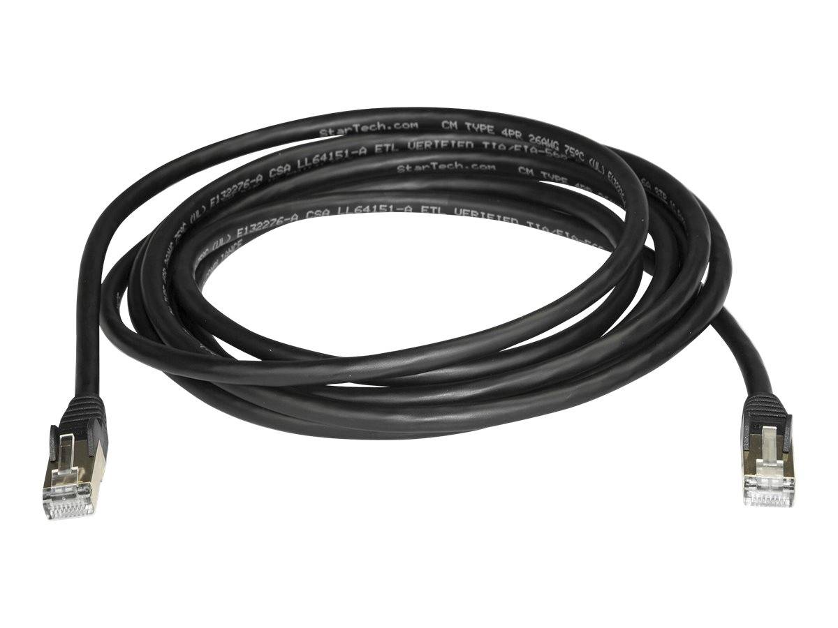 StarTech.com 3m CAT6A Ethernet Cable, 10 Gigabit Shielded Snagless RJ45 100W PoE Patch Cord, CAT 6A 10GbE STP Network Ca