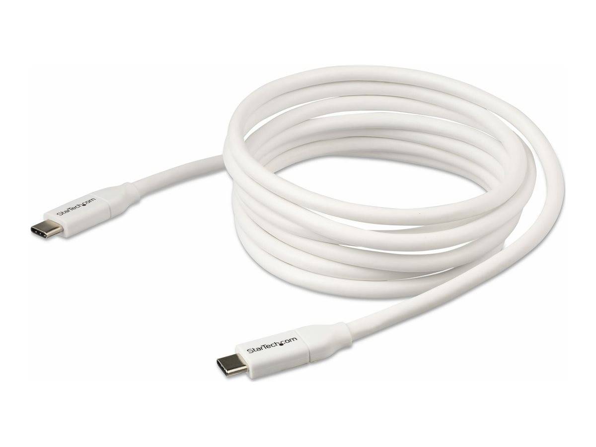 StarTech.com USB-C auf USB-C Kabel mit 5A Power Delivery - St/St - 2m - USB 2.0 - USB-IF zertifiziert - USB Typ C Kabel