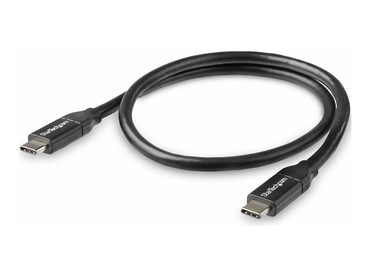 StarTech.com USB-C auf USB-C Kabel mit 5A Power Delivery - St/St - 50cm - USB 2.0 - USB-IF zertifiziert - USB Typ C Kabe