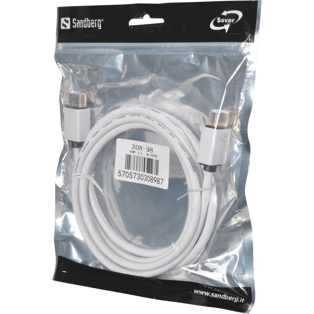 Sandberg Saver - HDMI-Kabel - HDMI (M) bis HDMI (M)