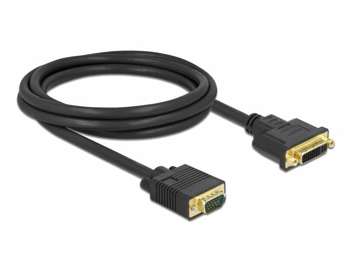 Delock - Adapterkabel - Single Link - DVI-I (W)