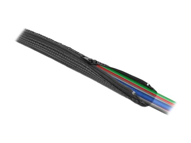 DeLOCK - Geflechtschlauch - 1 m - Schwarz