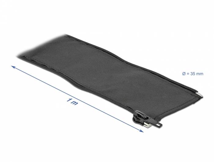 DeLOCK Woven Sleeve with zip fasterner heat-resistant