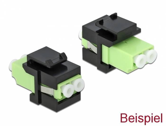 Delock - Abdeckung für Keystone-Stecker - Schwarz (Packung mit 10)