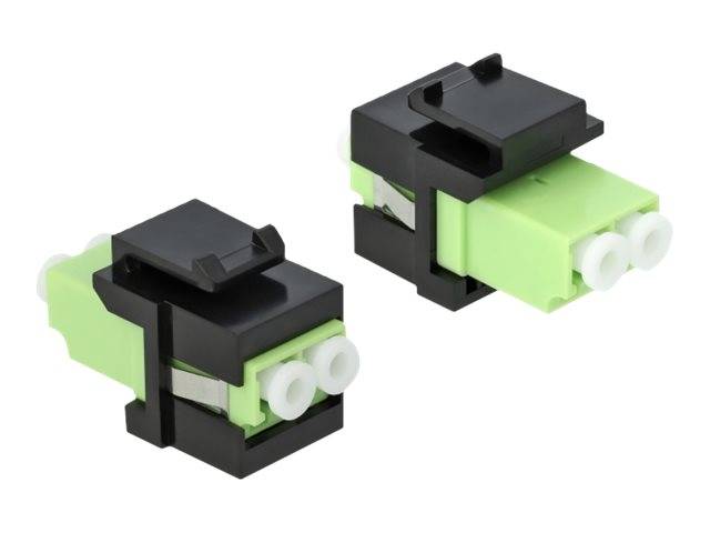 Delock - Abdeckung für Keystone-Stecker - Schwarz (Packung mit 10)