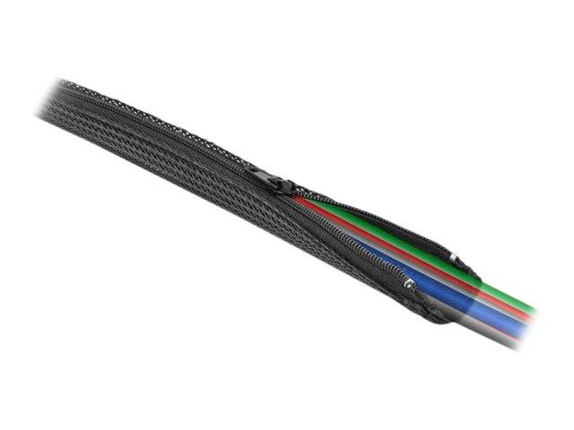 DeLOCK - Geflechtschlauch - 1 m - Schwarz