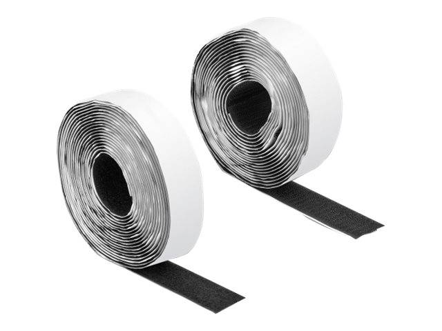 DeLOCK Velcro - Kabelbinderrolle - 5 m - Schwarz