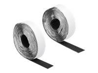 DeLOCK Velcro - Kabelbinderrolle - 5 m - Schwarz