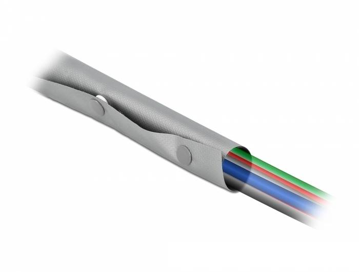 Delock - Kabelschutz mit Schnappverschluss-Befestigung