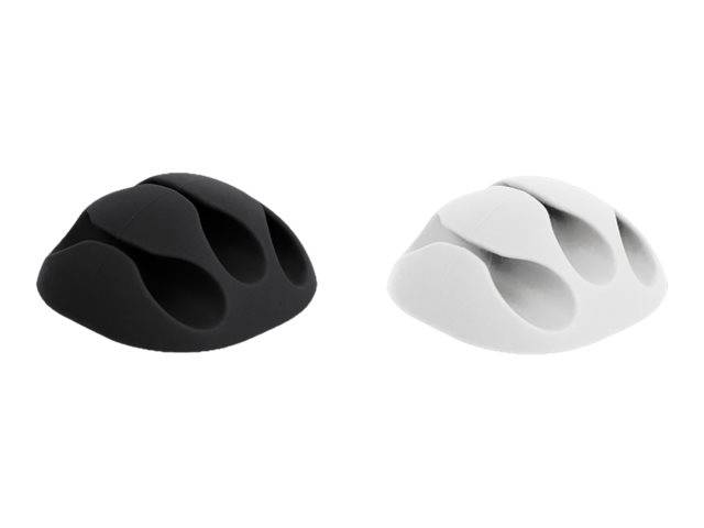 DeLOCK - Kabelhalter-Kit - Tisch montierbar, Oberfläche montierbar, geeignet für Wandmontage