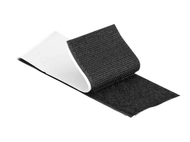 Delock - Kabelbinderrolle - 1 m - Schwarz