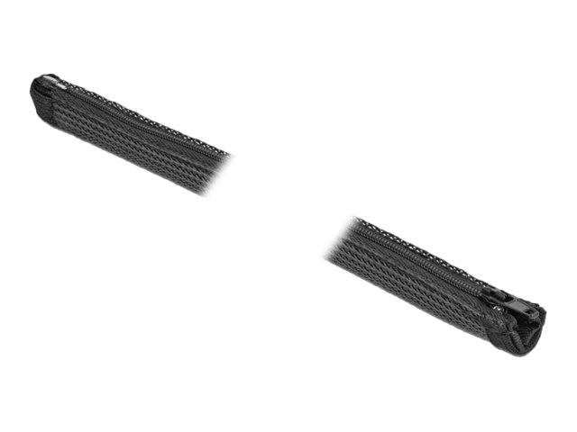 DeLOCK Braided Sleeve with zip fastener heat-resistant