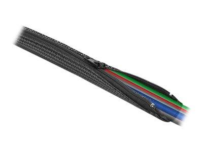 DeLOCK Braided Sleeve with zip fastener heat-resistant