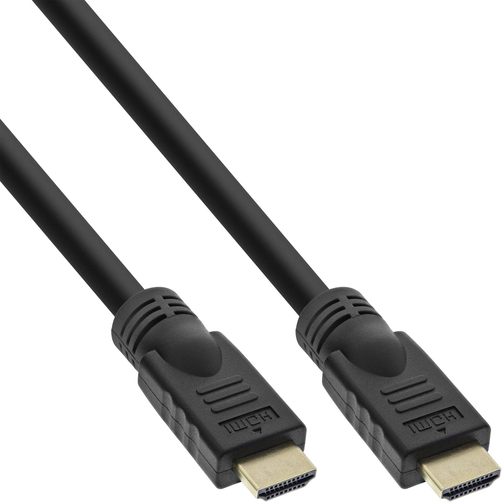 INLINE - HDMI-High Speed Kabel mit Ethernet - Premium - 4K2K - ST/ST - schwarz - 1m