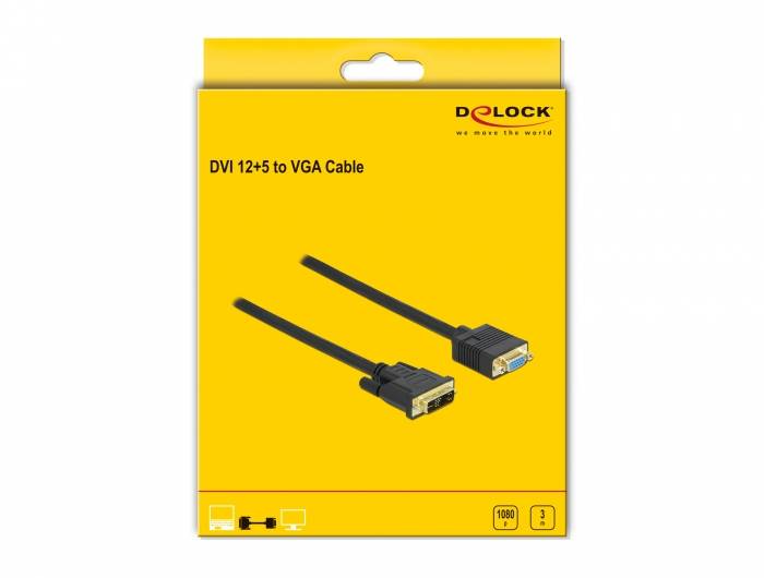 Delock - Adapterkabel - Single Link - DVI-A (M)