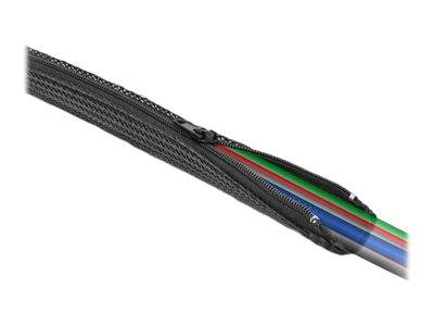 DeLOCK - Geflechtschlauch - 2 m - Schwarz