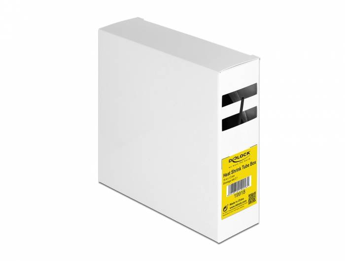 DeLOCK - Schrumpfschlauch - 15 m - Schwarz