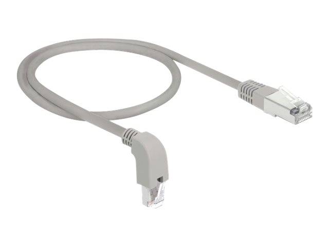 Delock - Patch-Kabel - RJ-45 (M) nach unten gewinkelt zu RJ-45 (M)