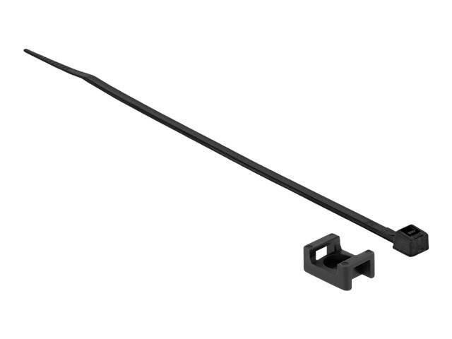 DeLOCK - Kabelbinder-Kit - 20 cm - Schwarz