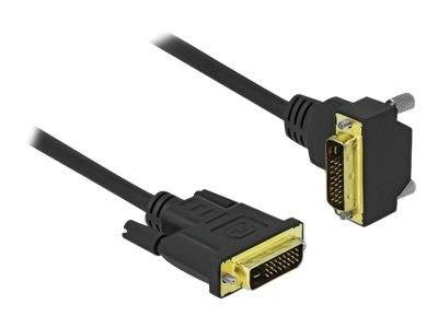 DeLOCK - DVI-Kabel - Dual Link - DVI-D (M) gewinkelt bis DVI-D (M)