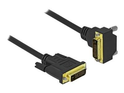 DeLOCK - DVI-Kabel - Dual Link - DVI-D (M) gewinkelt bis DVI-D (M)