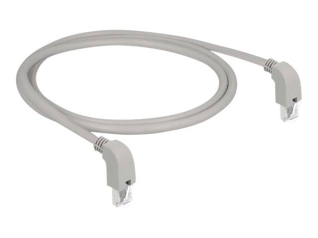 Delock - Patch-Kabel - RJ-45 (M) nach unten gewinkelt zu RJ-45 (M)