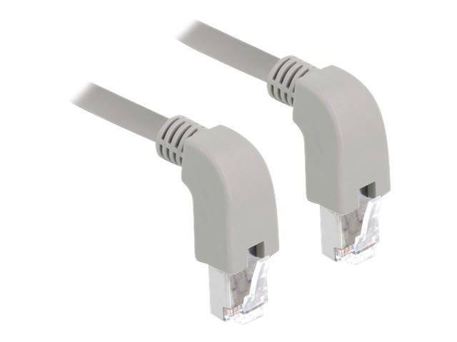 Delock - Patch-Kabel - RJ-45 (M) nach unten gewinkelt zu RJ-45 (M)