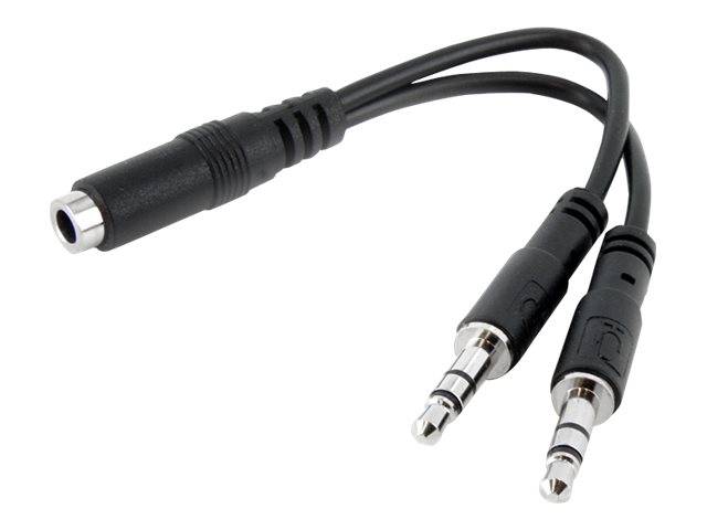 StarTech.com 3,5mm Audio Klinke Y Kabel - Headset Splitter