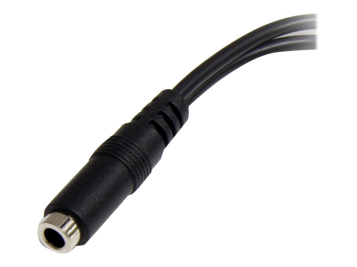 StarTech.com 3,5mm Audio Klinke Y Kabel - Headset Splitter