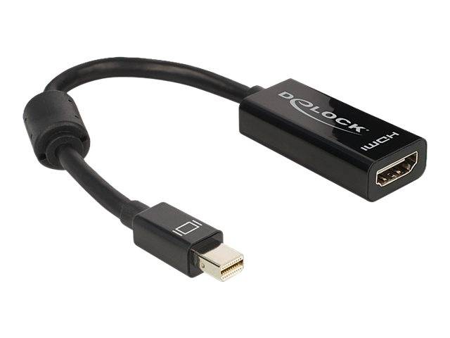DeLOCK Adapter, mini-DisplayPort St. / HDMI Bu., schwarz
