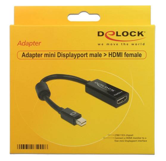 Delock - Videoadapter - Mini DisplayPort männlich zu HDMI weiblich