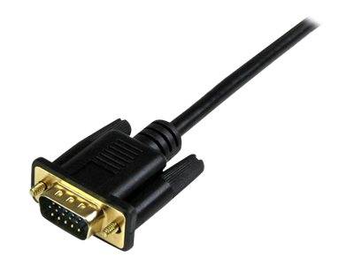 StarTech.com 1,8m aktives HDMI auf VGA Konverter Kabel - HDMI zu VGA Adapter 180cm - Schwarz - 1920x1200 / 1080p - Adapt