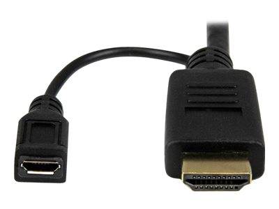 StarTech.com 1,8m aktives HDMI auf VGA Konverter Kabel - HDMI zu VGA Adapter 180cm - Schwarz - 1920x1200 / 1080p - Adapt