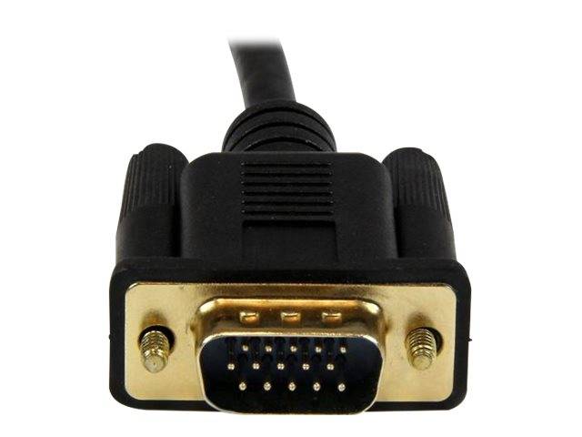 StarTech.com 1,8m aktives HDMI auf VGA Konverter Kabel - HDMI zu VGA Adapter 180cm - Schwarz - 1920x1200 / 1080p - Adapt