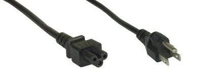 InLine - Stromkabel - NEMA 1-15 (M) bis IEC 60320 C5