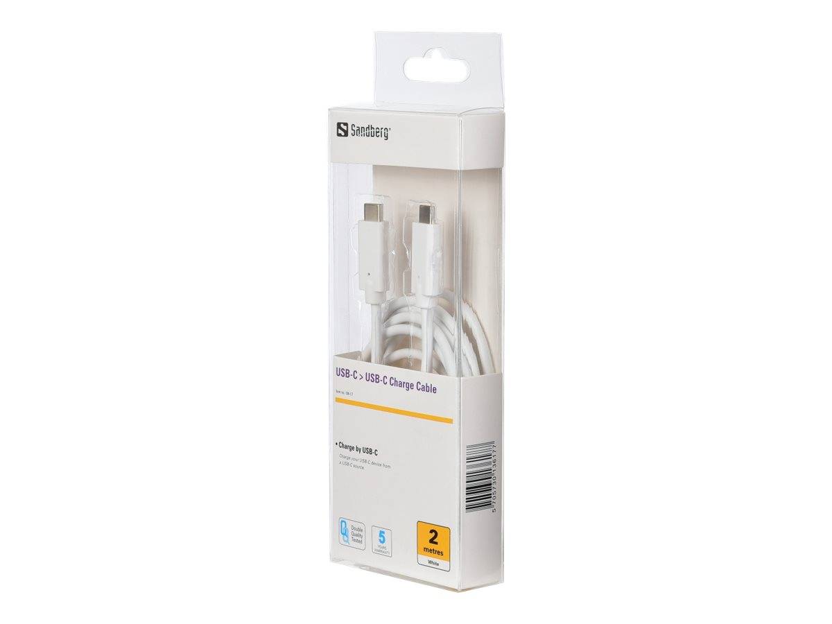 Sandberg - USB-Kabel - USB-C (M) bis USB-C (M)