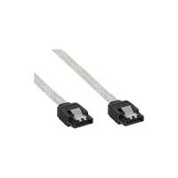 INLINE - SATA 6Gb/s Kabel rund - mit Lasche - 0,3m
