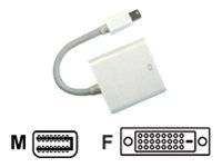 Adapterkabel mit Bezeichnung M und F, das einen männlichen USB-C-Stecker zeigt, der mit einer weiblichen Multi-Pin-Videoadapteranschluss verbunden ist.
