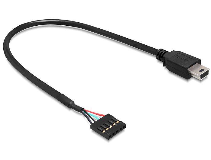 DeLOCK USB 2.0 Pin Header - Interner und externer USB-Adapter - Mini-USB, Typ B (M)