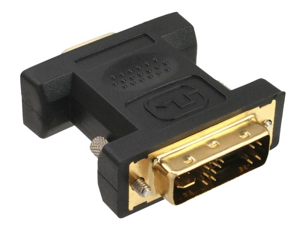 INLINE - DVI-A Adapter - Analog 12+5 Stecker auf 15pol HD Buchse (VGA) - vergoldet
